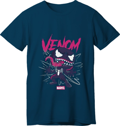 Spider-Man Venom LOOM Kids T-Shirt - Royal