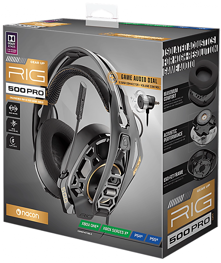 RIG 500 PRO HC Wired Gaming Headset - Black  for sale in Egypt from Games2Egypt