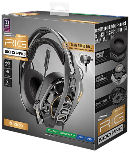 RIG 500 PRO HC Wired Gaming Headset - Black