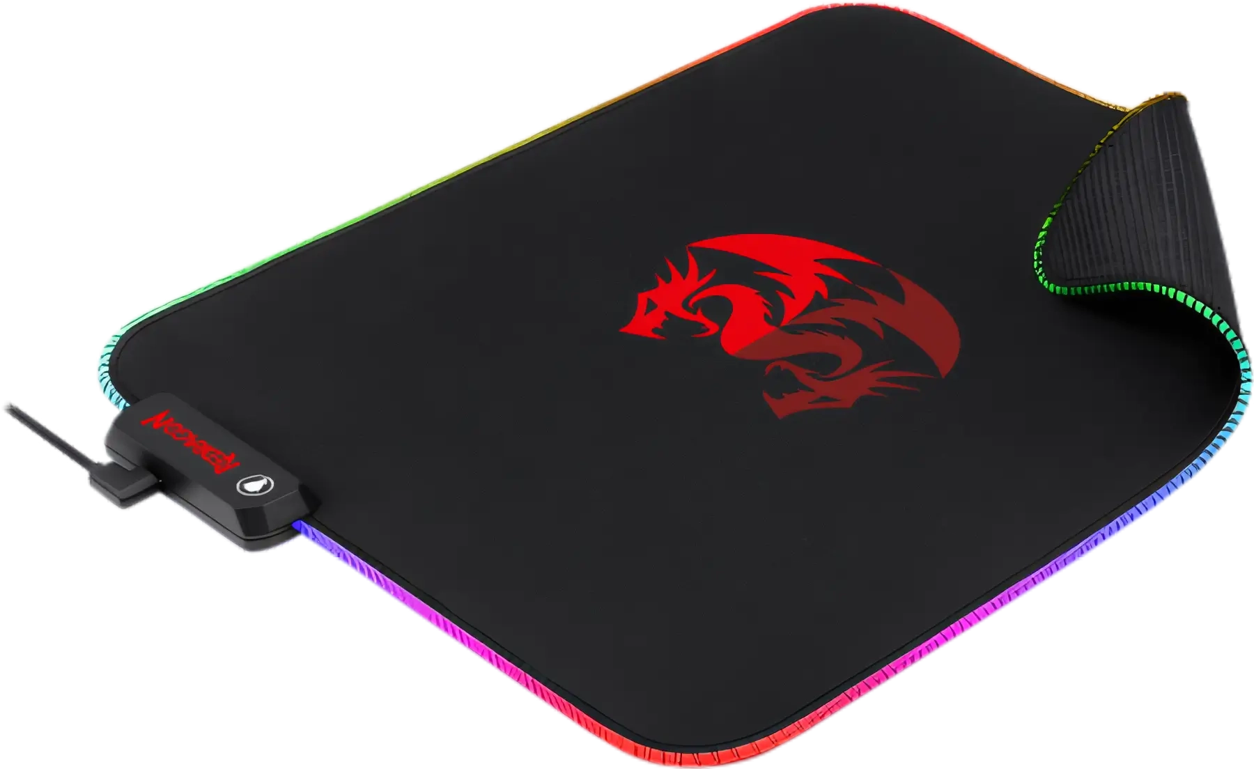 Redragon P026 RGB Mouse Pad, Soft Cloth  for sale in Egypt from Games2Egypt