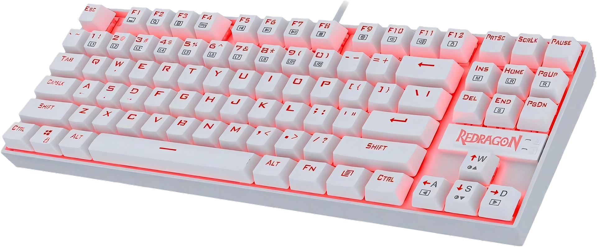 Redragon K552 Mechanical Gaming Keyboard with Cherry MX Red Switch - White  for sale in Egypt from Games2Egypt