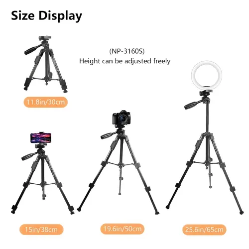 NeePho NP-3160s Tripod Stand - Black  for sale in Egypt from Games2Egypt