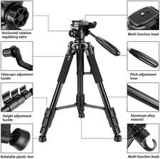 NeePho NP-8850 Tripod Stand - Black