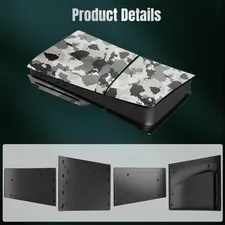 Replacement Plate Cover for PS5 Slim Console (Disc Edition) - Green Camouflage  for sale in Egypt from Games2Egypt