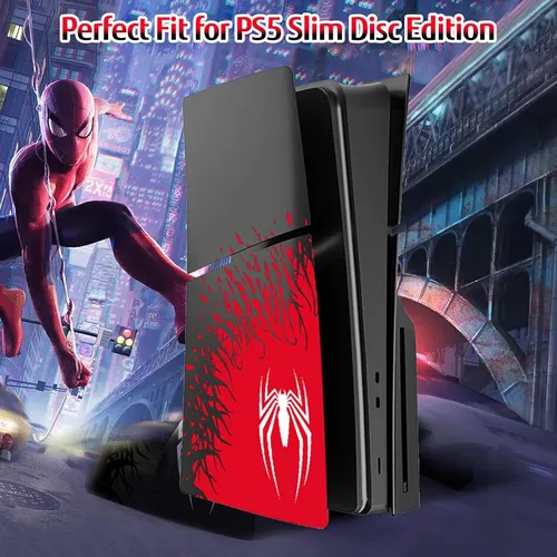 Replacement Plate Cover for PS5 Slim Console (Disc Edition) - Spider Man  for sale in Egypt from Games2Egypt