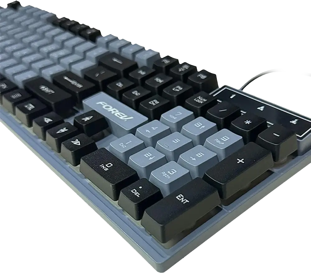 Forev FV-Q8 Wired Gaming Keybaord - Grey and Black  for sale in Egypt from Games2Egypt