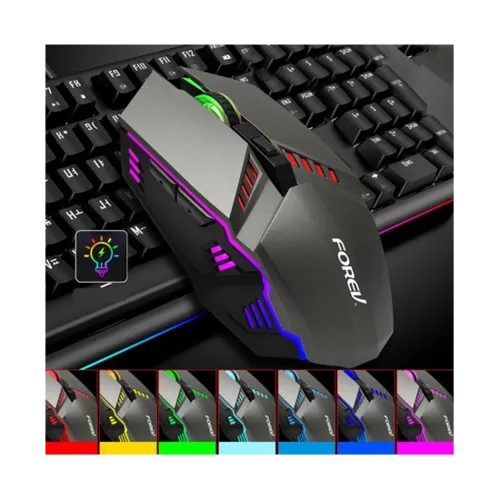 Forev FV-Q3 Wired Gaming Mouse - Black  for sale in Egypt from Games2Egypt