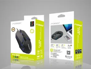 Forev FV-Q3 Wired Gaming Mouse - Black