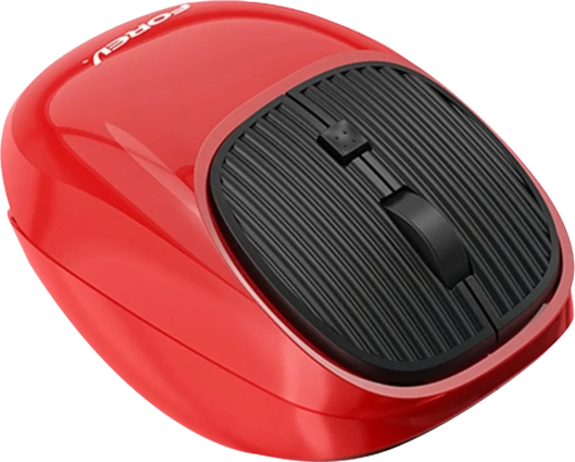 Forev FV-169 Wireless Rechargeable Mouse - RED