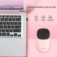 Forev FV-169 Wireless Rechargeable Mouse - Pink