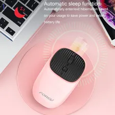 Forev FV-169 Wireless Rechargeable Mouse - Pink