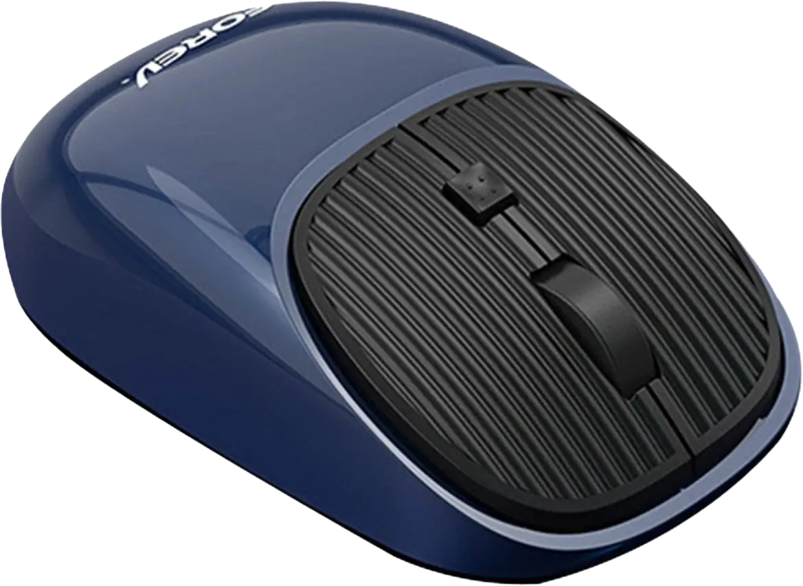 Forev FV-169 Wireless Rechargeable Mouse - Navy Blue  for sale in Egypt from Games2Egypt