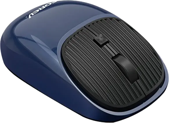 Forev FV-169 Wireless Rechargeable Mouse - Navy Blue