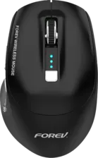 Forev FV-985 Wireless Silent Click Rechargeable Mouse - Black