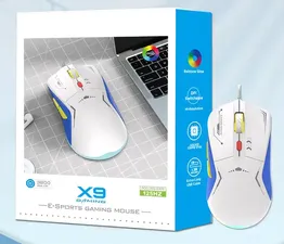 Forev FV-X9 Wired Gaming Mouse - White