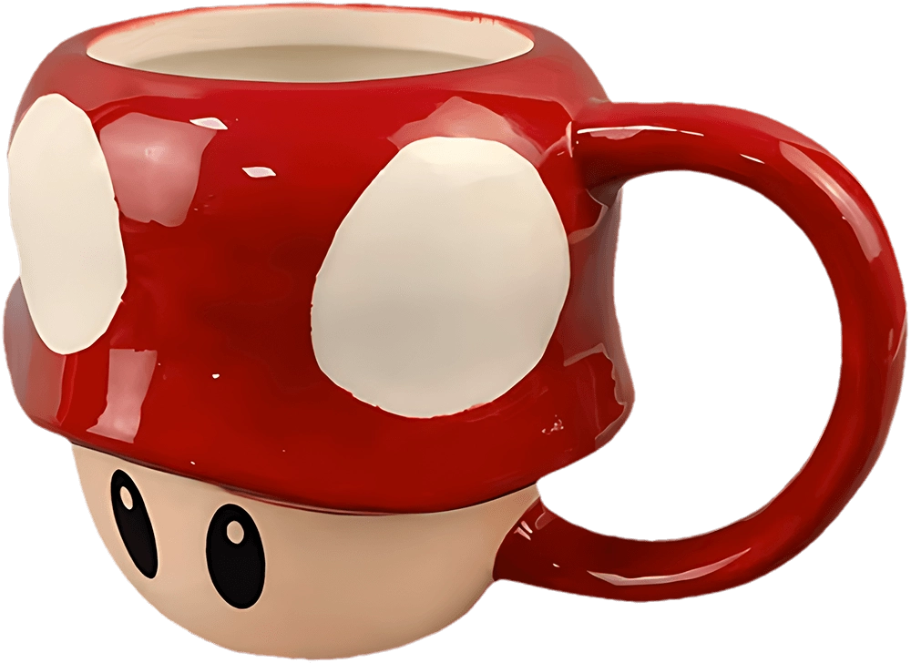 Super Mario Toad Mushroom Ceramic Mug (395 ml)  for sale in Egypt from Games2Egypt