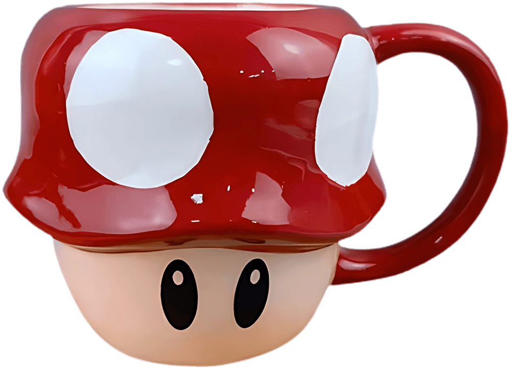 Super Mario Toad Mushroom Ceramic Mug (395 ml)  for sale in Egypt from Games2Egypt