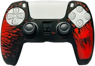 Spider Man Case with Silicone Cover for PS5 Controller   for sale in Egypt from Games2Egypt