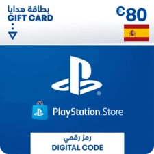 PSN PlayStation Store Gift Card 80 EUR - Spain -  for sale in Egypt from Games2Egypt