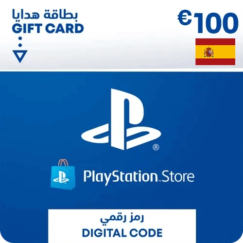 بطاقة شحن بلايستيشن ستور 100 يورو - إسبانيا  للبيع في مصر من خلال Games2Egypt