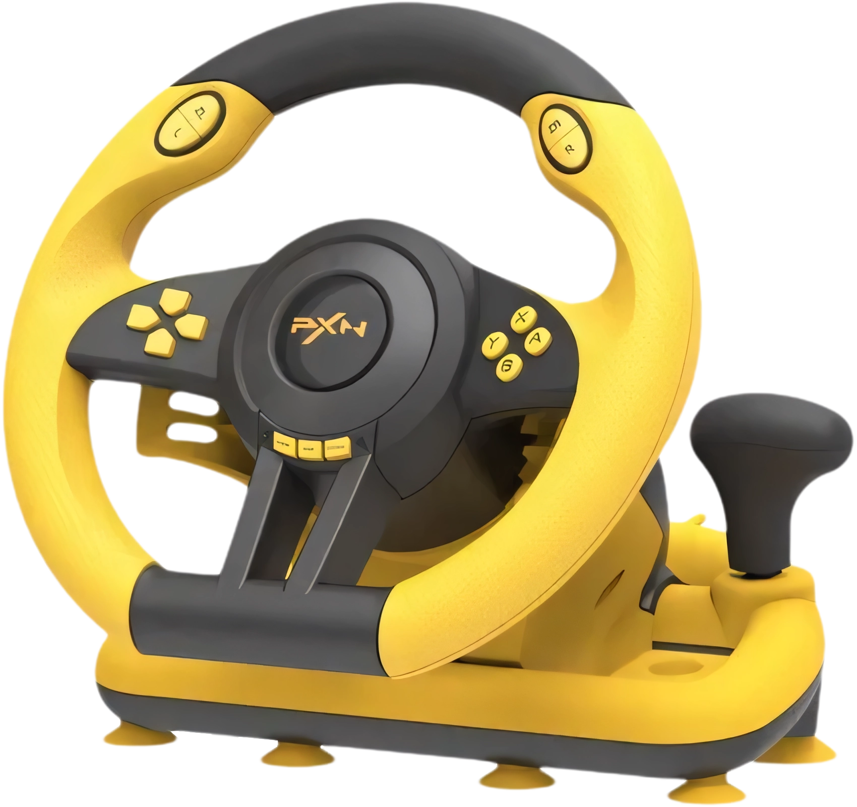 PXN V3 Pro Gaming Racing Wheel - Yellow/Black  for sale in Egypt from Games2Egypt