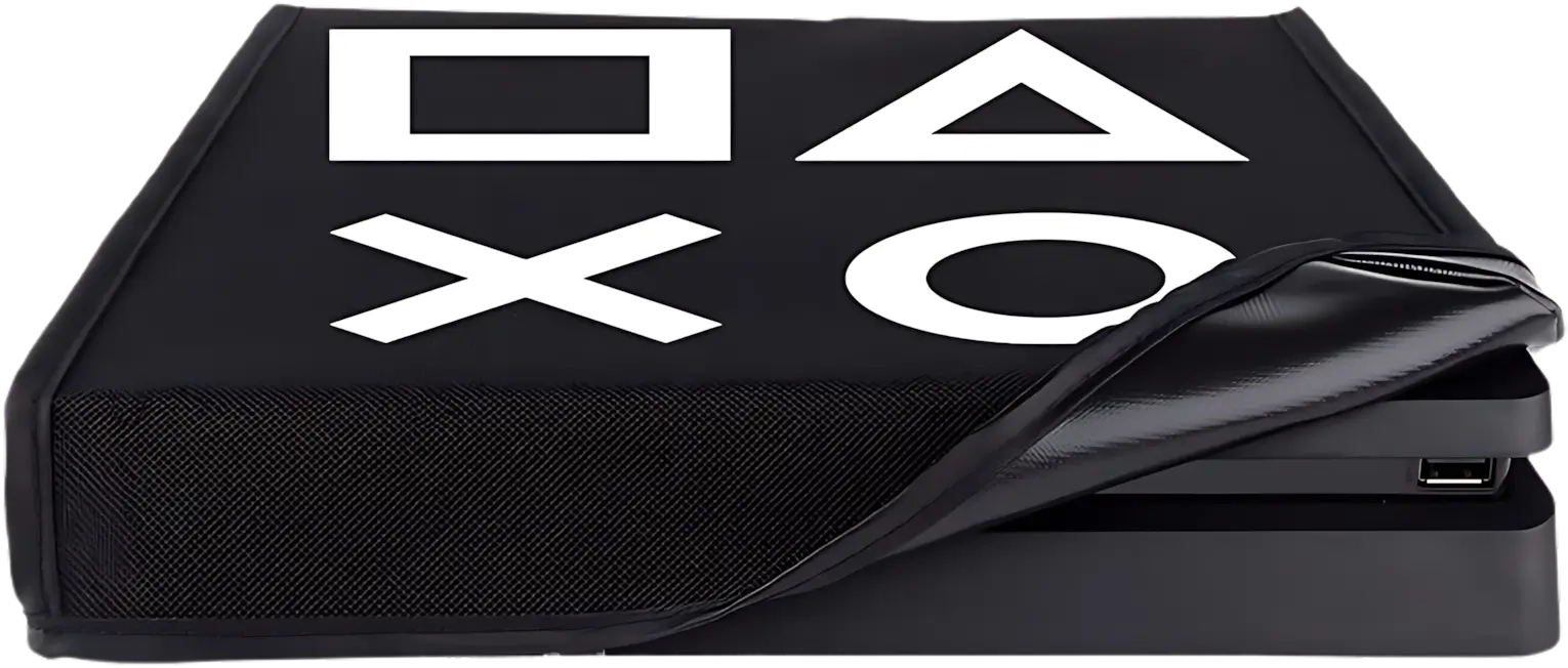 PS4 Slim Console Cover Dust - Black  for sale in Egypt from Games2Egypt