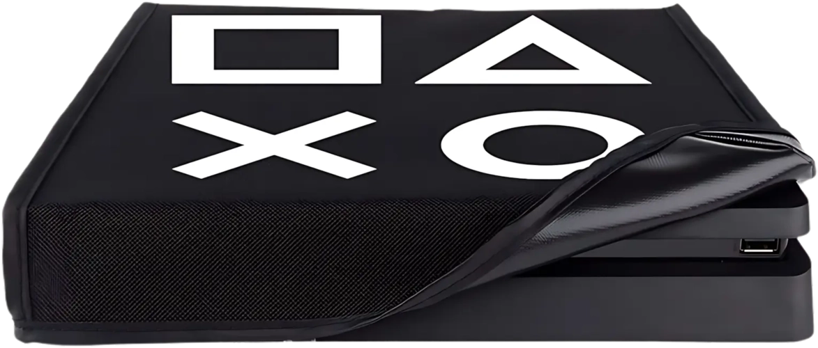 PS4 Slim Console Cover Dust - Black  for sale in Egypt from Games2Egypt