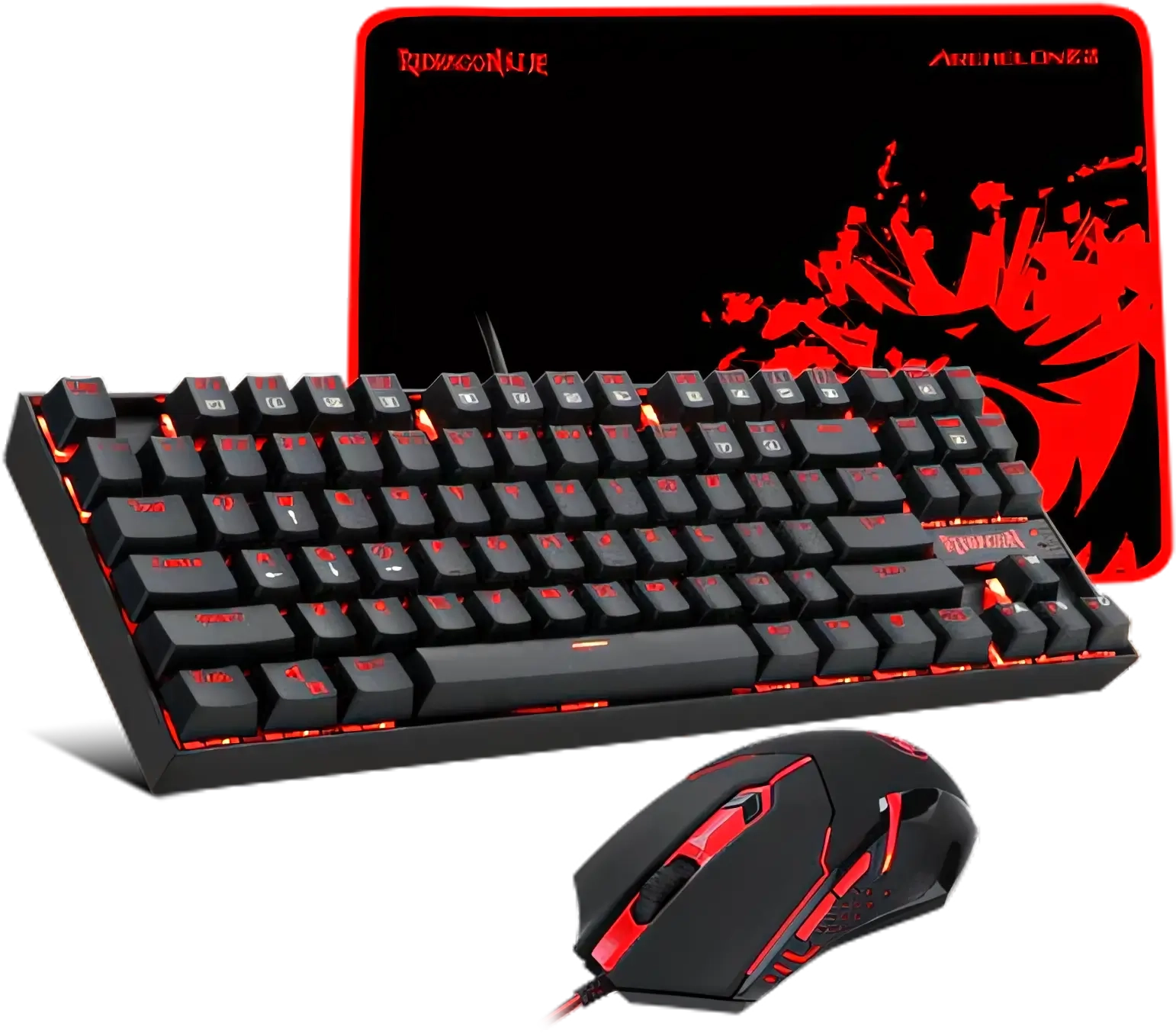 Redragon K552-BA Mechanical Gaming Keyboard and Mouse Combo & Pad   for sale in Egypt from Games2Egypt