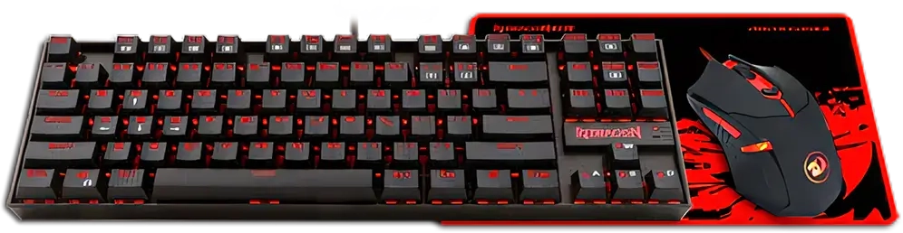 Redragon K552-BA Mechanical Gaming Keyboard and Mouse Combo & Pad   for sale in Egypt from Games2Egypt