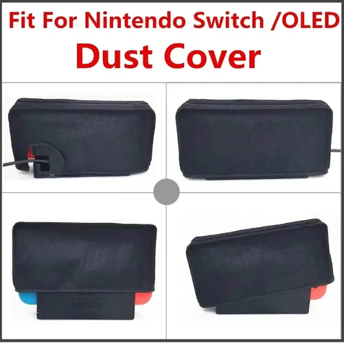 Nintendo Switch Dustproof Console Cover - Black  for sale in Egypt from Games2Egypt