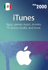 Apple iTunes Gift Card 2000 MXN - Mexico -  for sale in Egypt from Games2Egypt