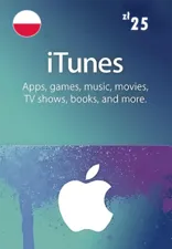 Apple iTunes Gift Card zł 25 PLN - Poland -  for sale in Egypt from Games2Egypt