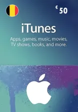 Apple iTunes Gift Card € 50 Euro - Belgium (104350)