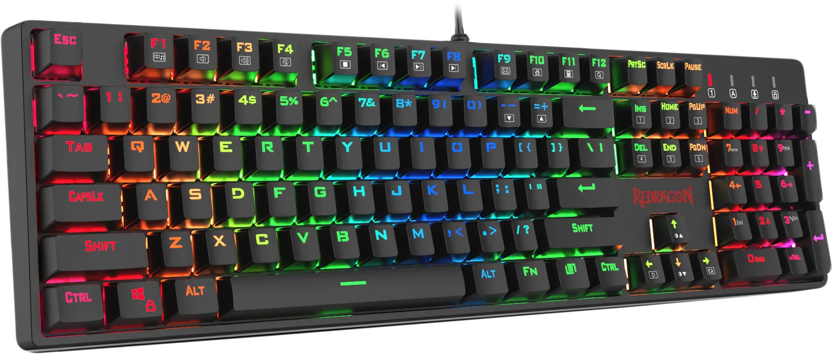 Redragon K582 SURARA RGB LED Backlit Mechanical Gaming Keyboard  for sale in Egypt from Games2Egypt