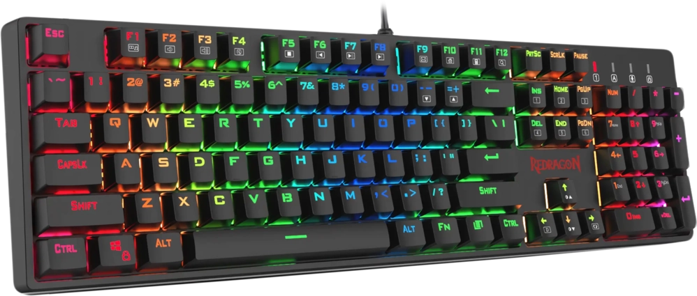 Redragon K582 SURARA RGB LED Backlit Mechanical Gaming Keyboard