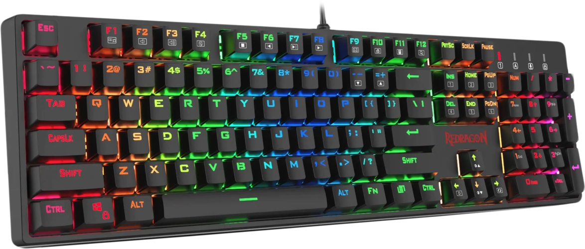 Redragon K582 SURARA RGB LED Backlit Mechanical Gaming Keyboard  for sale in Egypt from Games2Egypt