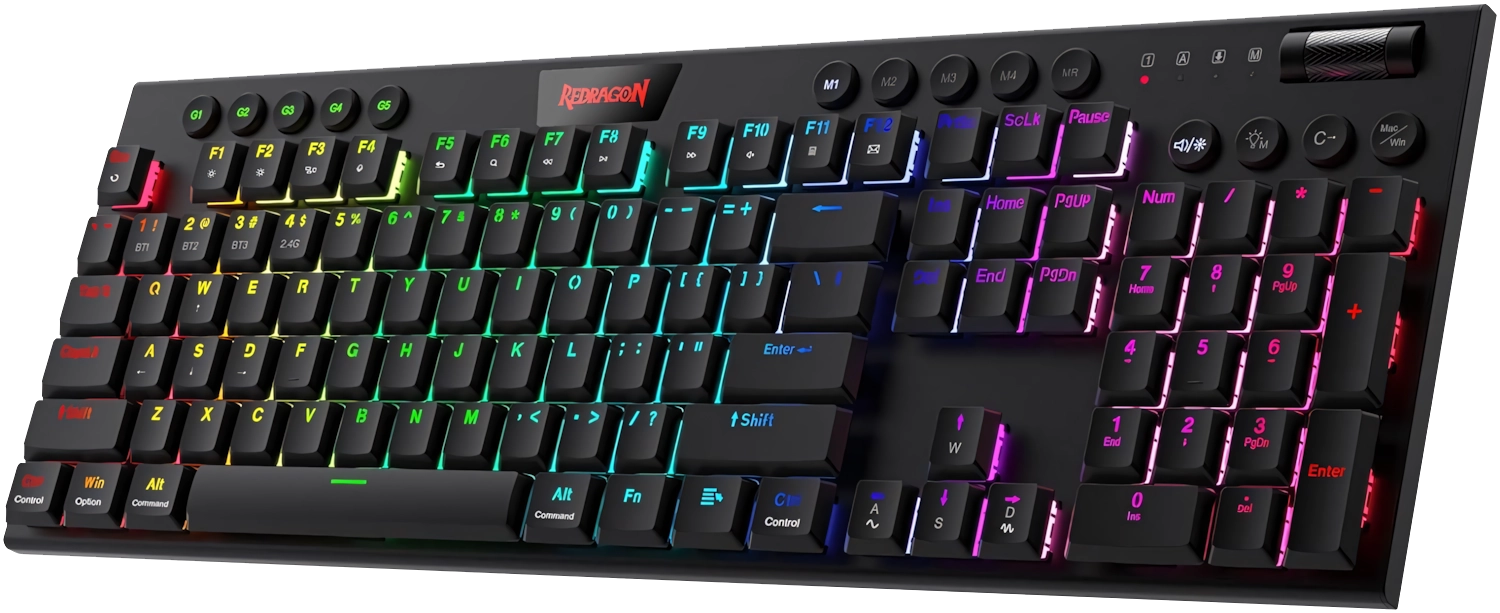 Redragon K618 Horus Wireless RGB Mechanical Keyboard  for sale in Egypt from Games2Egypt