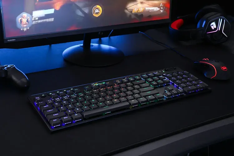 لوحة مفاتيح ميكانيكية Redragon K618 Horus لاسلكية RGB  للبيع في مصر من خلال Games2Egypt