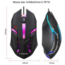 Forev FV-136 Wired RGB Gaming Mouse  for sale in Egypt from Games2Egypt