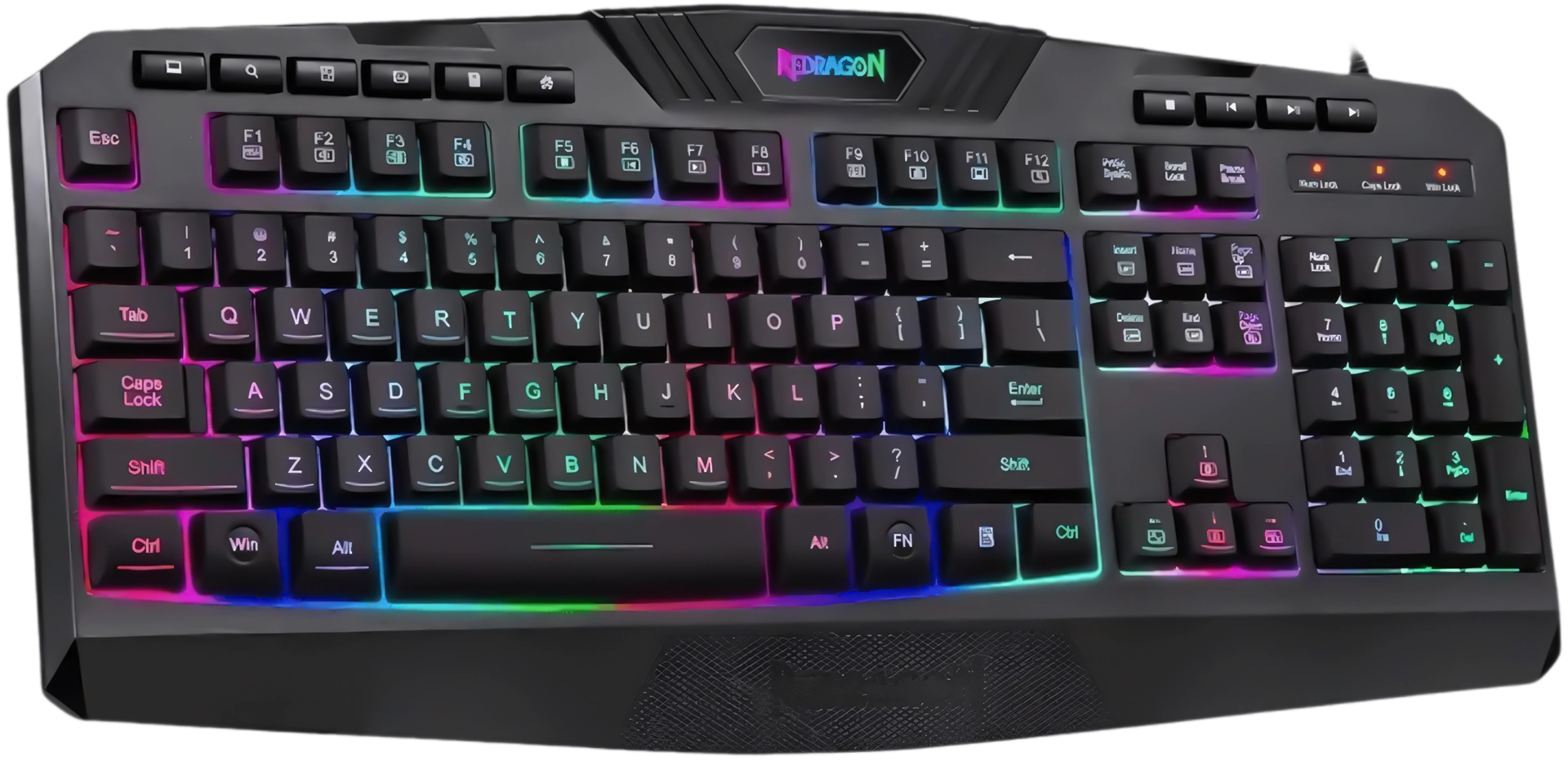 Redragon K503 Harpe RGB Backlit Gaming Keyboard  for sale in Egypt from Games2Egypt