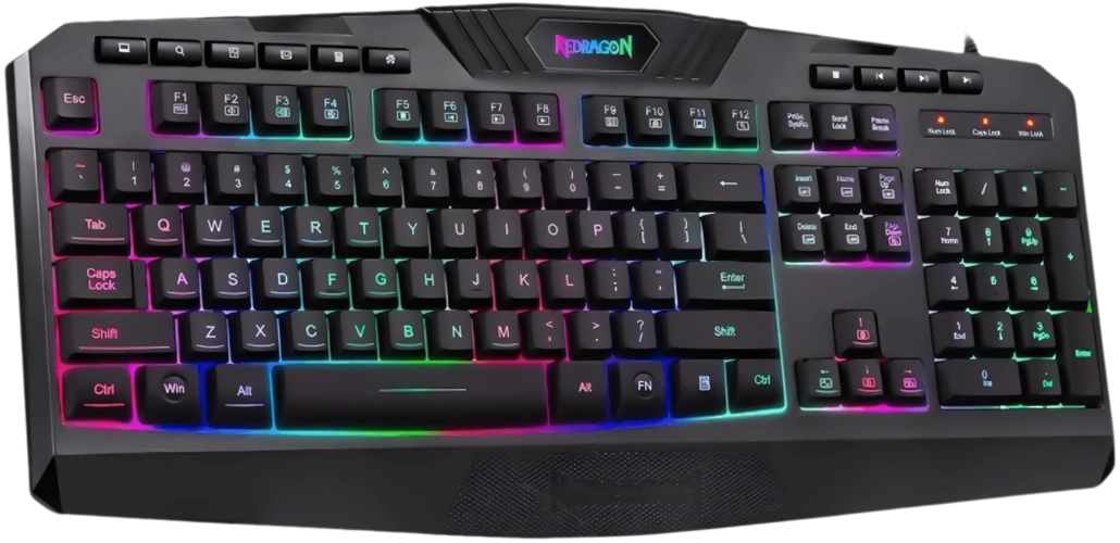 لوحة مفاتيح الألعاب Redragon K503 Harpe RGB بإضاءة خلفية  للبيع في مصر من خلال Games2Egypt