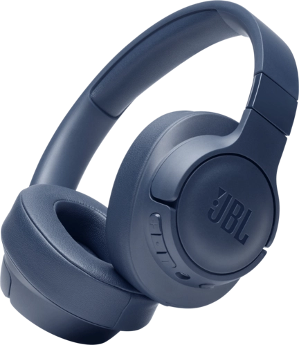 JBL TUNE 710BT Pure Bass Wireless Bluetooth Over Ear Headset - Blue