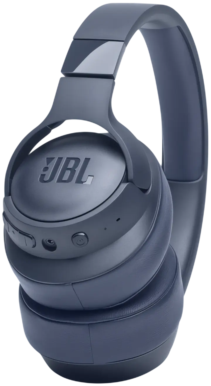 JBL TUNE 710BT Pure Bass Wireless Bluetooth Over Ear Headset - Blue  for sale in Egypt from Games2Egypt