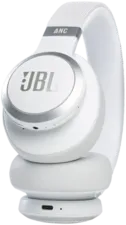 JBL Live 660NC Wireless Bluetooth Over-Ear Headset - White