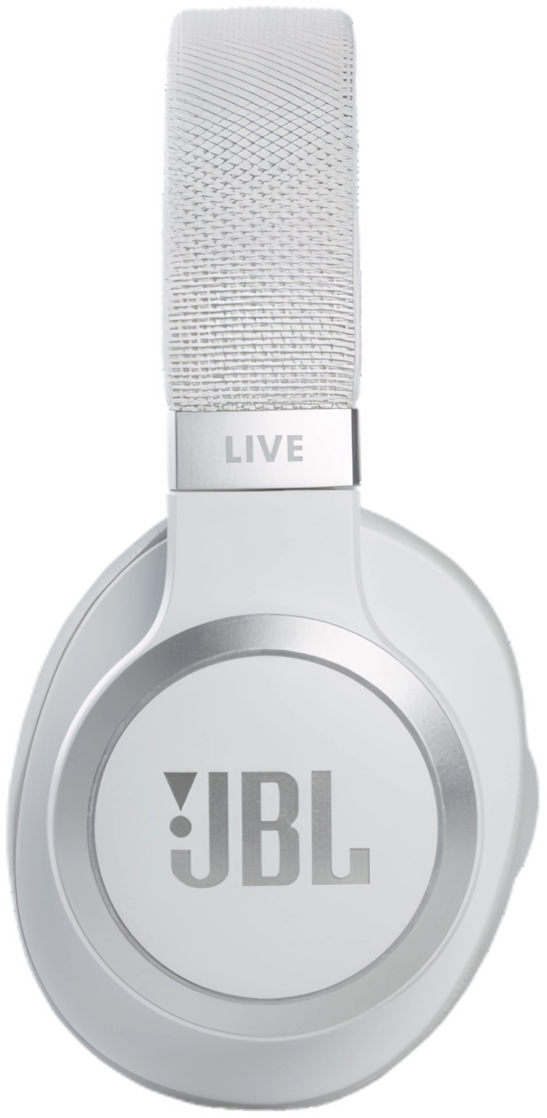 JBL Live 660NC Wireless Bluetooth Over-Ear Headset - White  for sale in Egypt from Games2Egypt