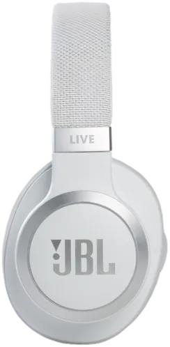 JBL Live 660NC Wireless Bluetooth Over-Ear Headset - White