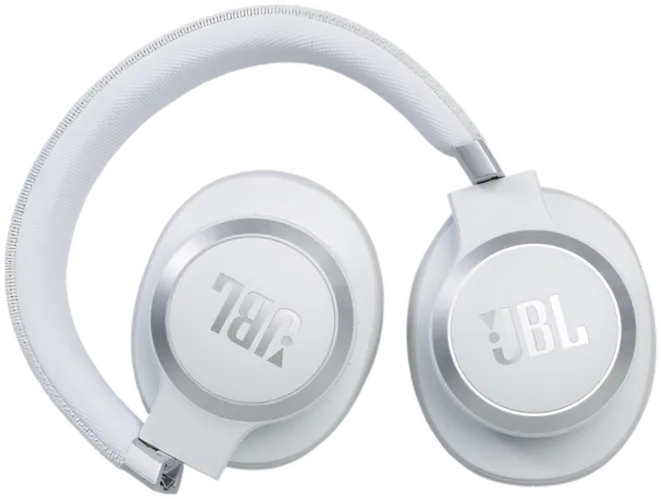 JBL Live 660NC Wireless Bluetooth Over-Ear Headset - White