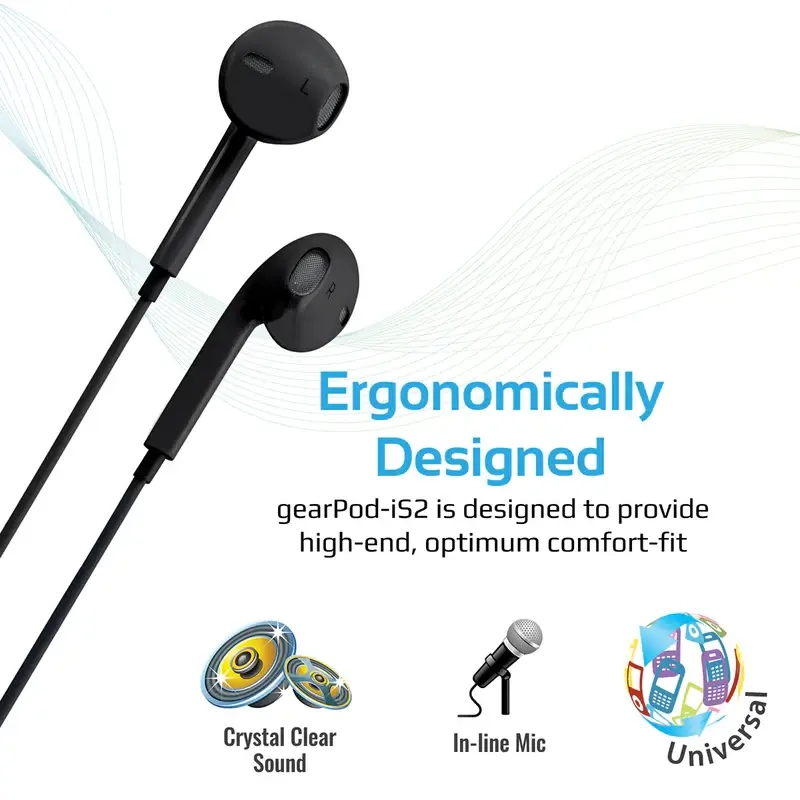 Promate GEARPOD-IS2 Wired Earbuds  for sale in Egypt from Games2Egypt