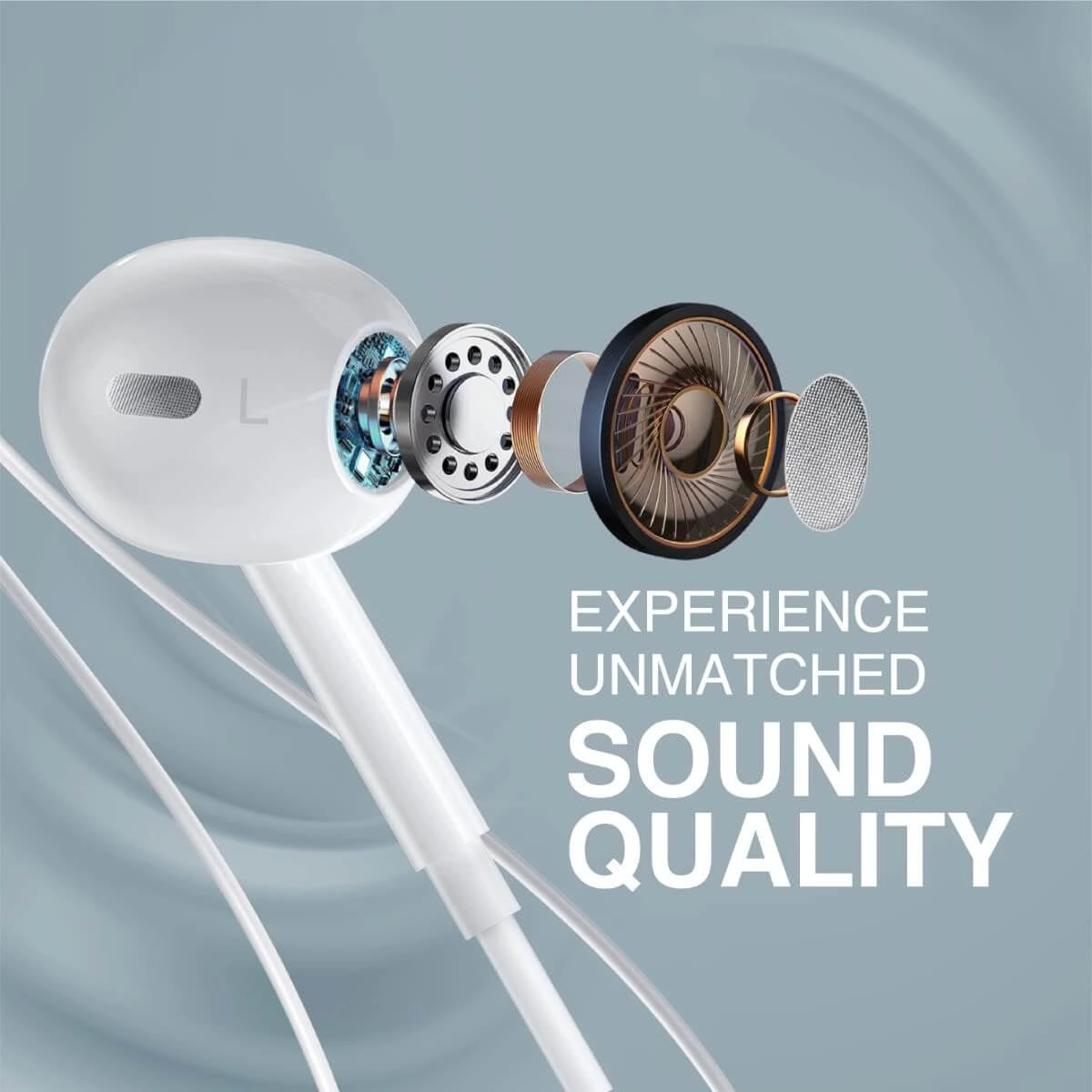 Promate Phonic Wired Earphones  for sale in Egypt from Games2Egypt