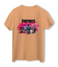 Fortnite LOOM Kids Gaming T-Shirt - Peach